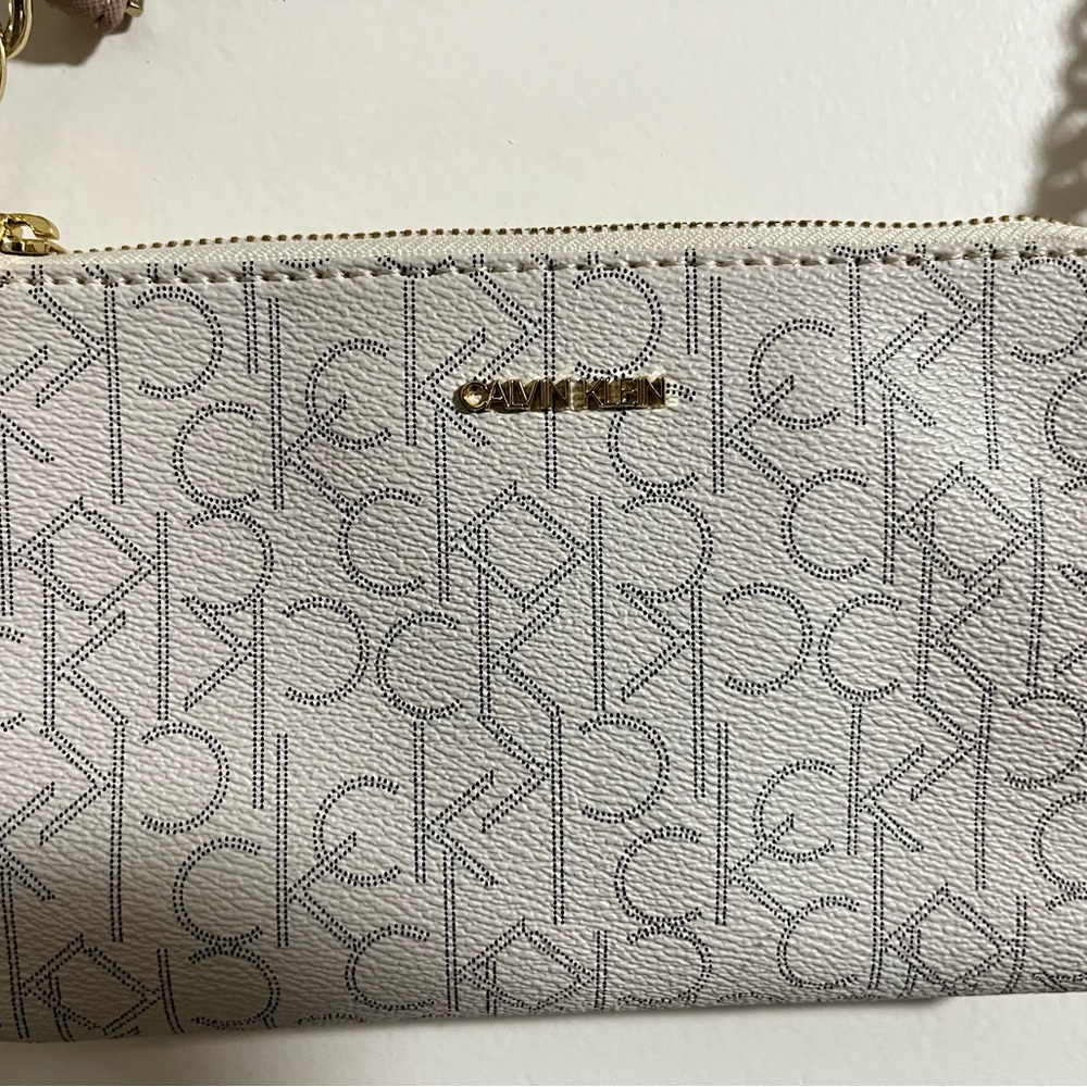 Calvin Klein White Monogram Women's Bag